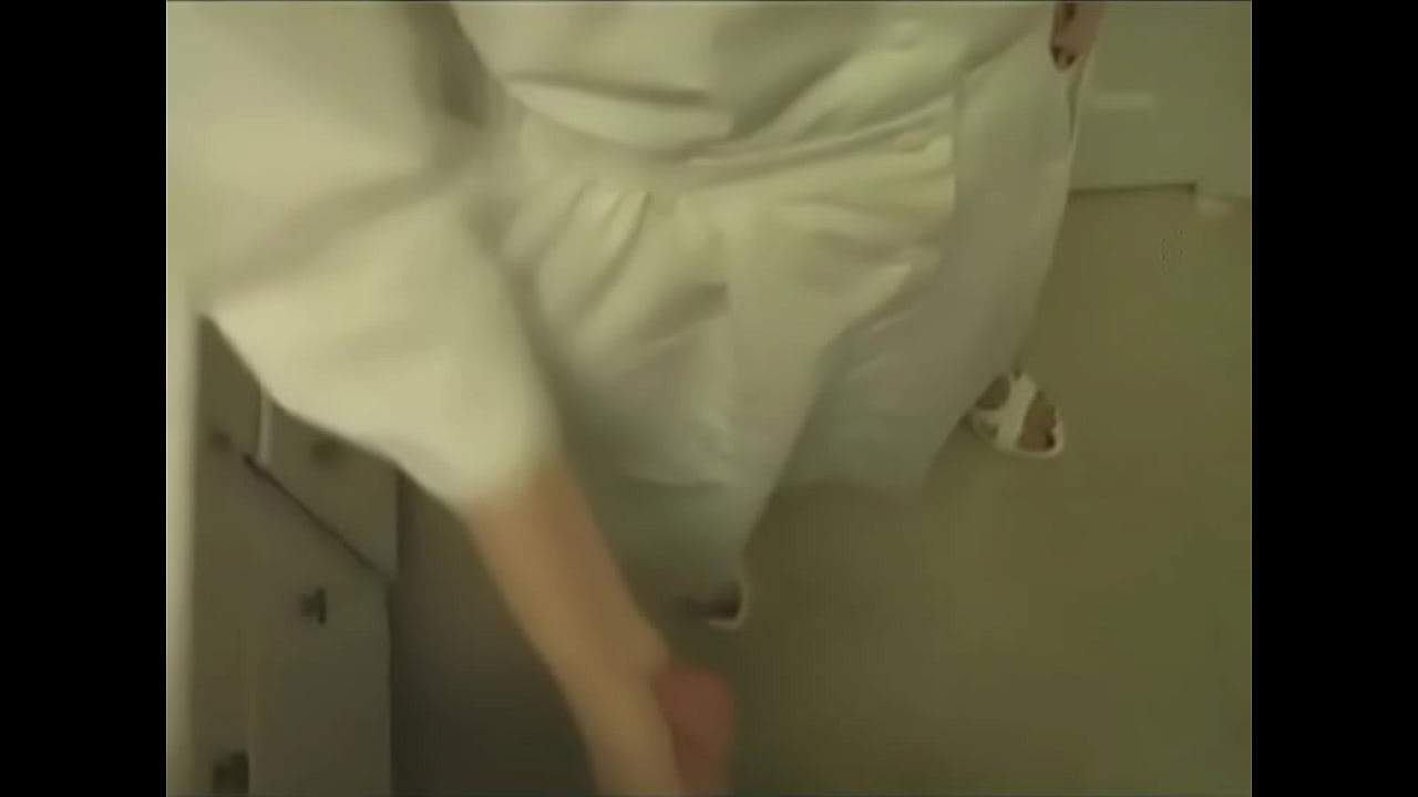 Real Nurse Handjob covered panties