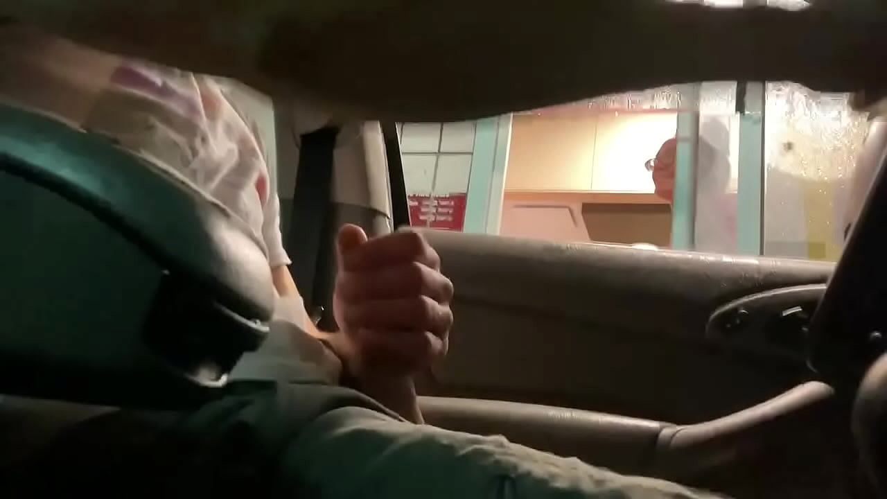 Best of Jerking off in drive thru