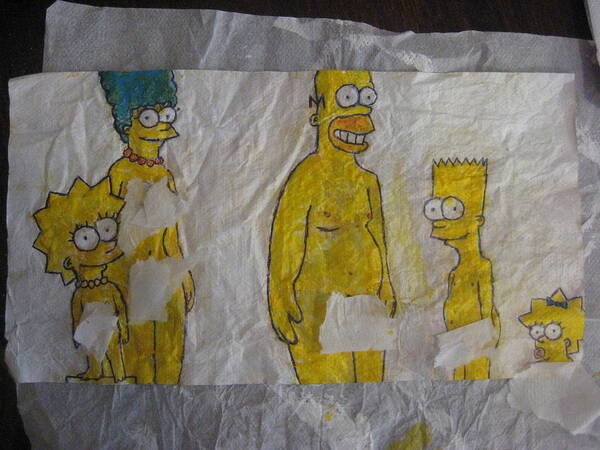 The Simpsons Nude bedroom strip