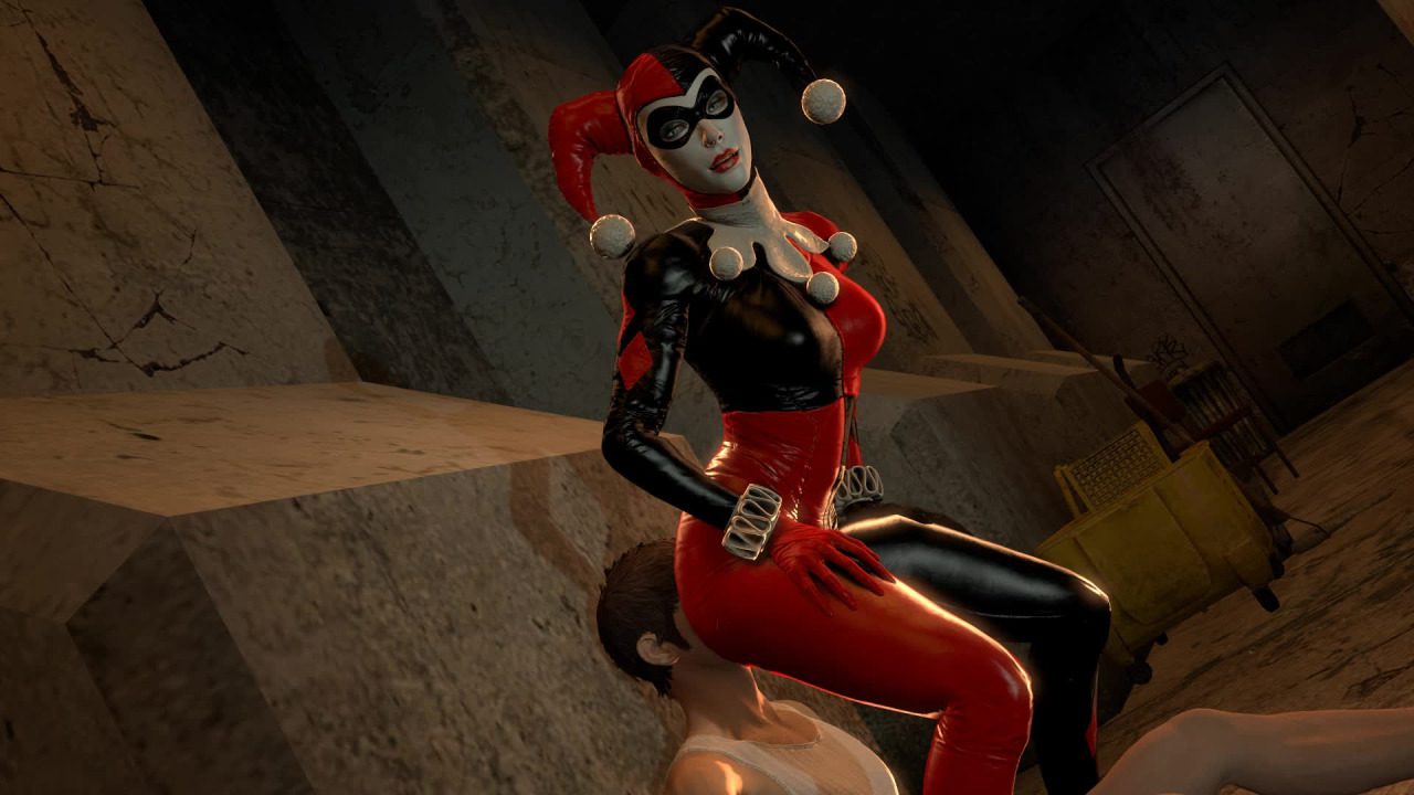 harley quinn facesit