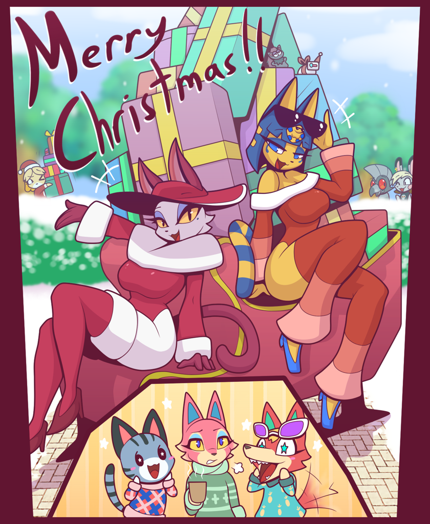 Ankha Christmas sweet encounter