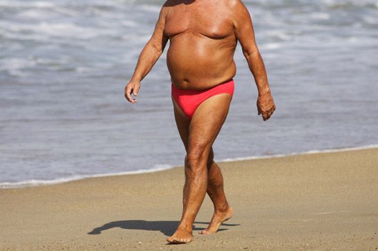 grandpa in speedos