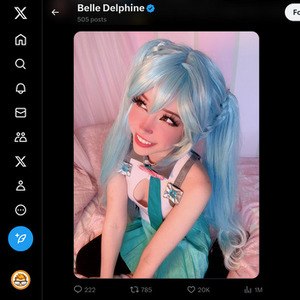 atalie jeff recommends Belle Dalphine Leaked