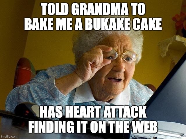 grandma bukake