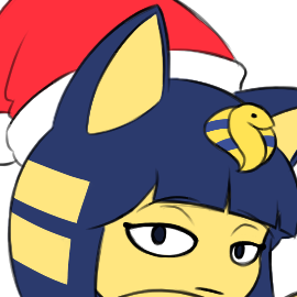 colton oliver recommends ankha christmas pic