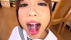 Best of Asian girlfriend swallow