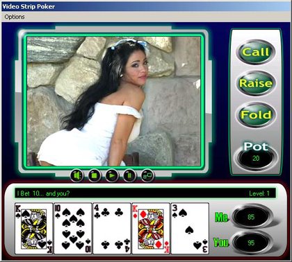 free video strip poker games