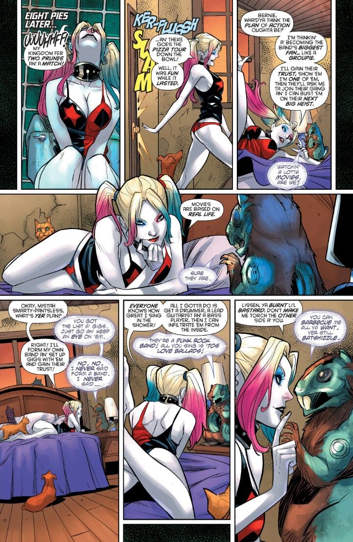 Harley Quinn On Toilet sex vidio