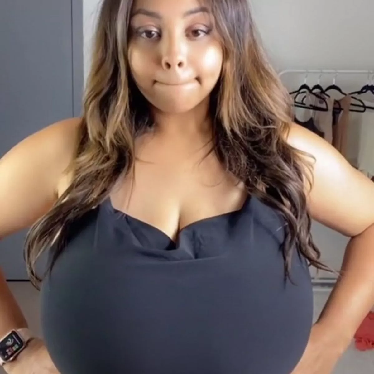 Huge Boob Live and motorcycles