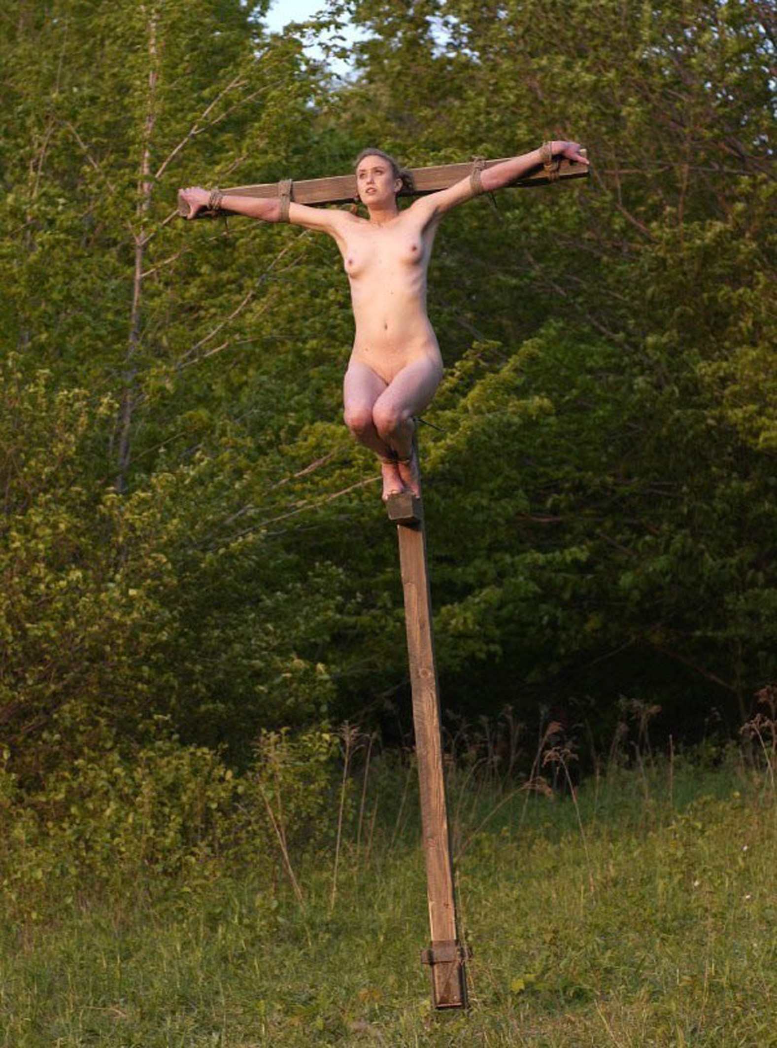 andrea ey recommends naked women crucified pic