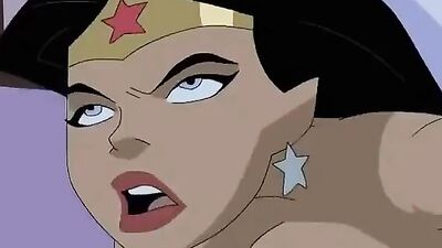 Porn Cartoon Wonder Woman jock feet